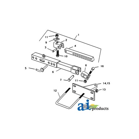 A & I Products Tube Assembly, Stabilizer (Ref. 6) 22" x2" x2" A-D9NNR833AA